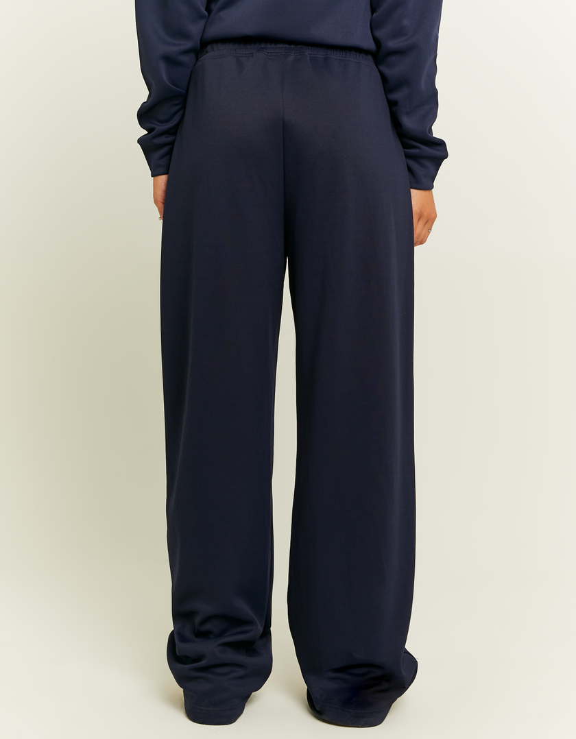 TALLY WEiJL, Jogging Wide Leg Bleu avec Broderies for Women