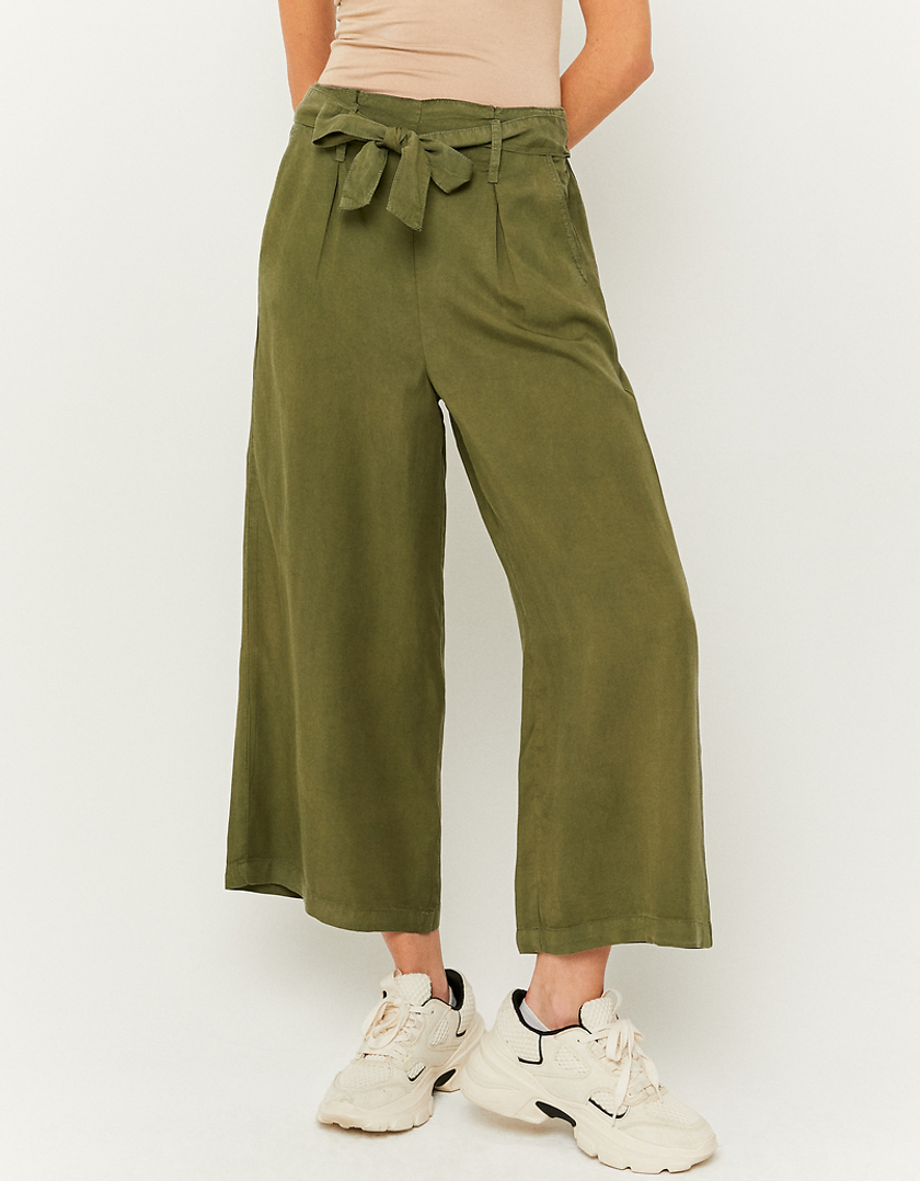 TALLY WEiJL, Pantaloni Culotte Leggeri a Vita Alta for Women