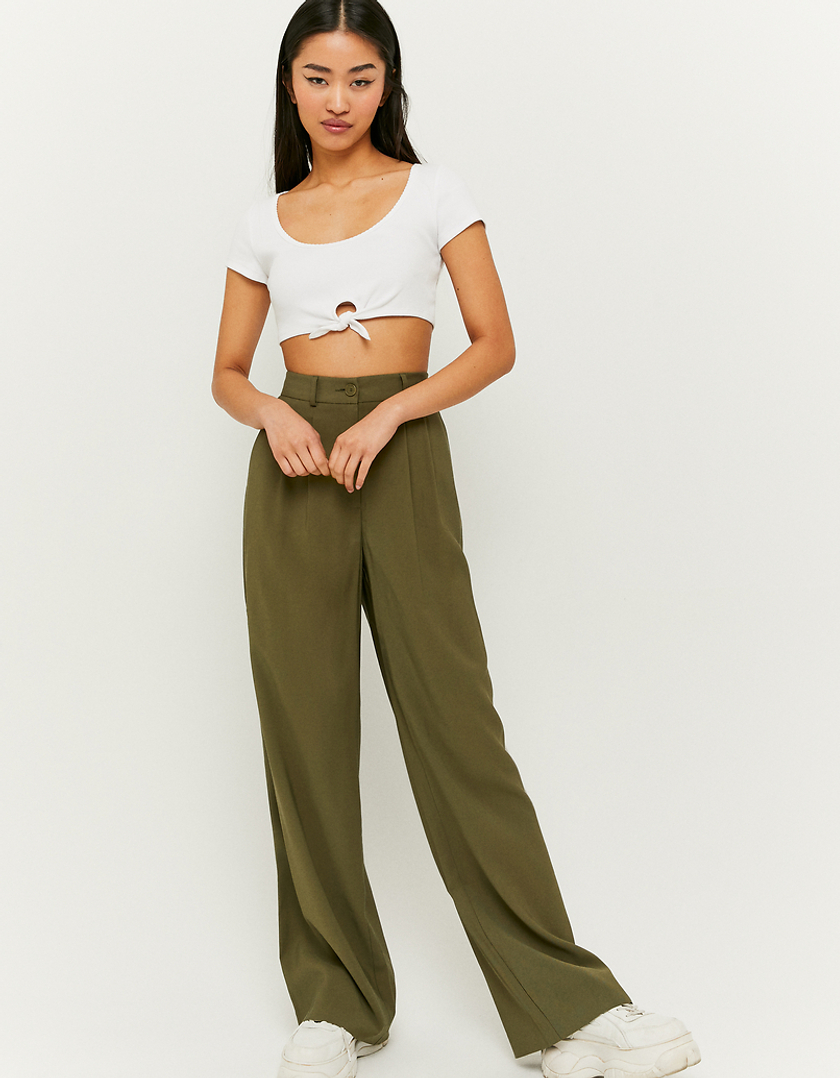 TALLY WEiJL, High Waist Wide Leg Trousers for Women