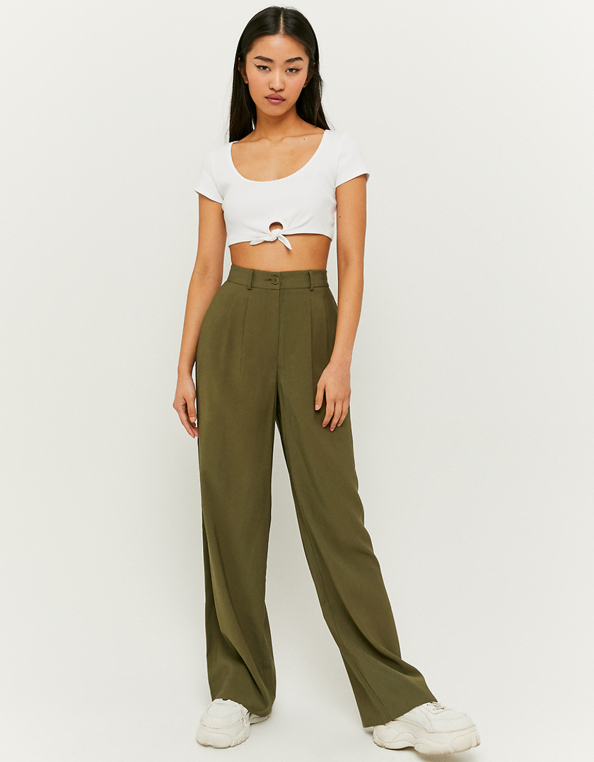 TALLY WEiJL, High Waist Wide Leg Trousers for Women