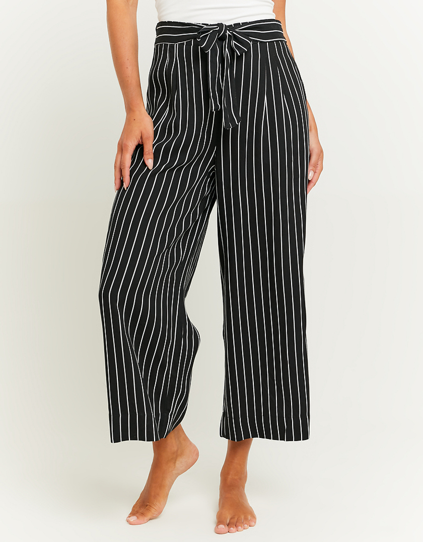 TALLY WEiJL, Striped Wide Leg Trousers with Elastic Waist for Women