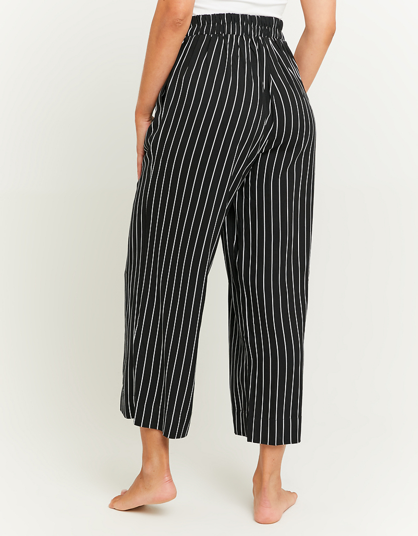 TALLY WEiJL, Pantalon Rayé  Wide Leg avec Taille Élastique for Women