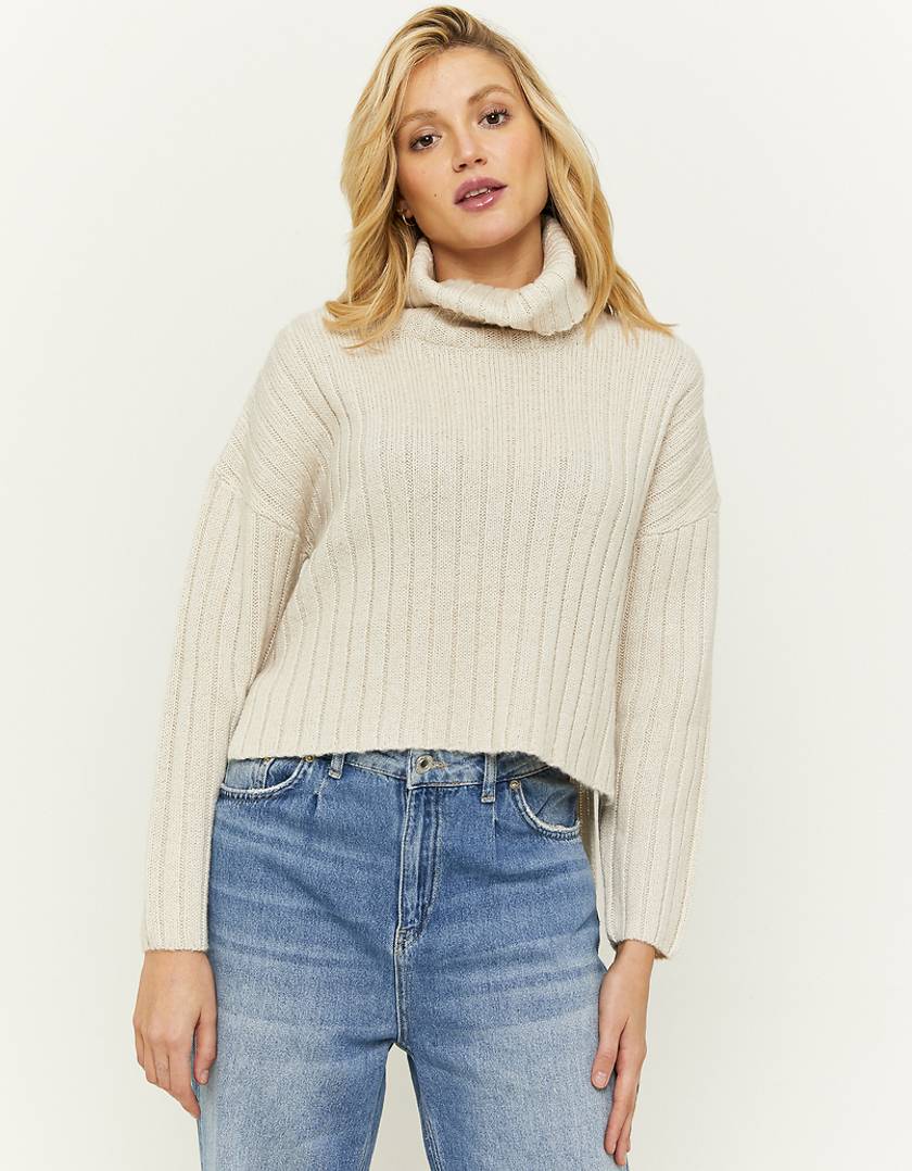 TALLY WEiJL, Weißer Rollkragenpullover for Women