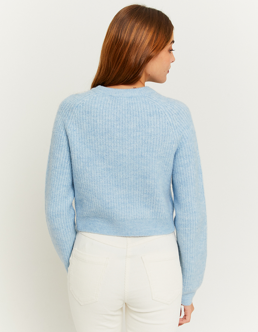 TALLY WEiJL, Light Blue Knit Jumper for Women