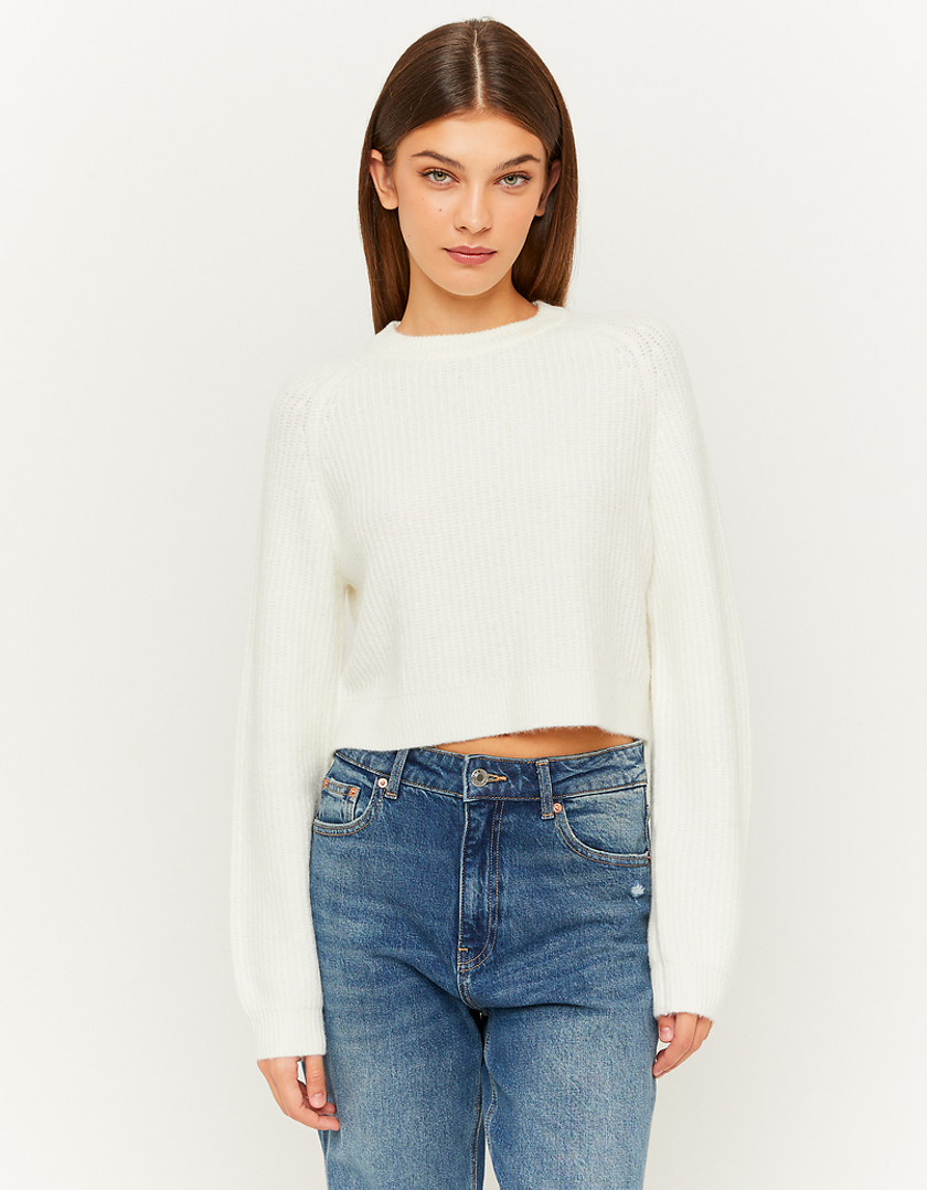 TALLY WEiJL, White Knit Jumper for Women