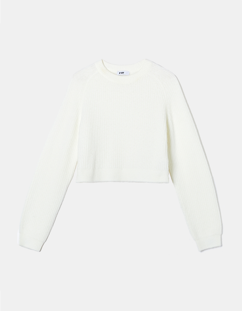 TALLY WEiJL, White Knit Jumper for Women