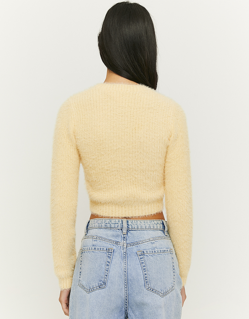 TALLY WEiJL, Yellow Heart Jumper for Women