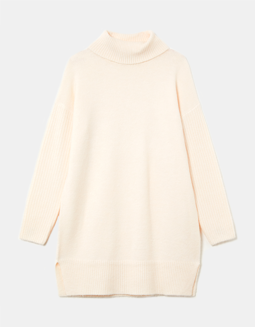 TALLY WEiJL, Robe Pull Oversize Mi-Longue Blanche for Women