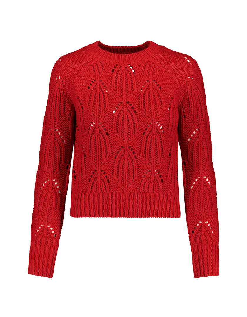 TALLY WEiJL, Red   Round Neck Jumper for Women