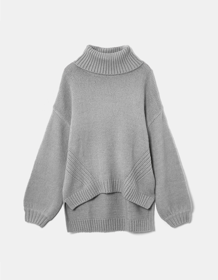 TALLY WEiJL, Grauer Oversize Bedruckter Pullover for Women