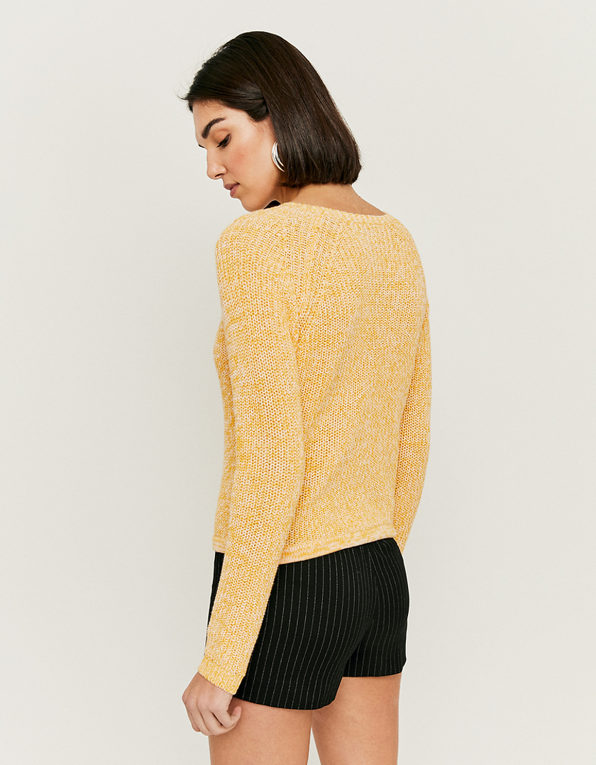 TALLY WEiJL, Maglione Giallo con Coulisse for Women