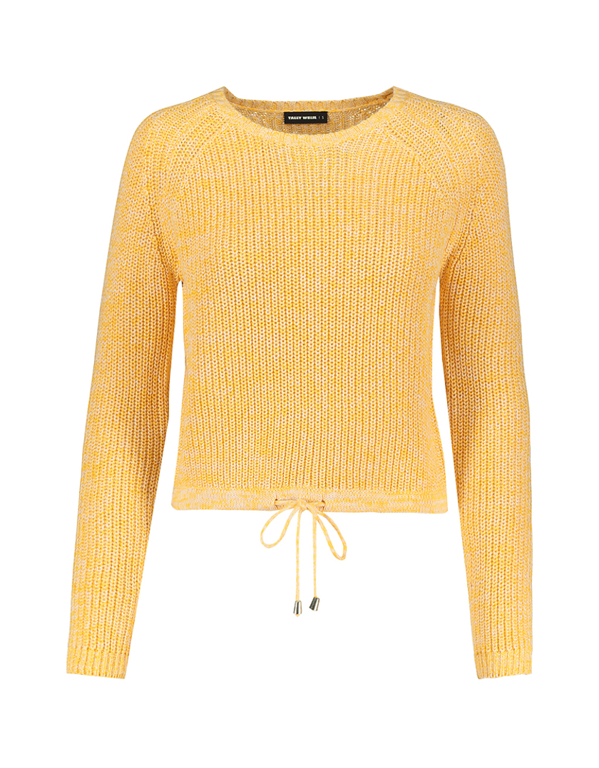 TALLY WEiJL, Maglione Giallo con Coulisse for Women