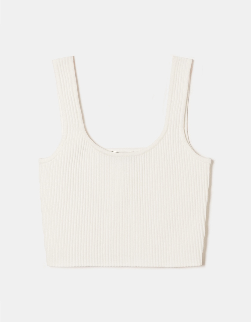 TALLY WEiJL, Light Knit Cropped Top for Women