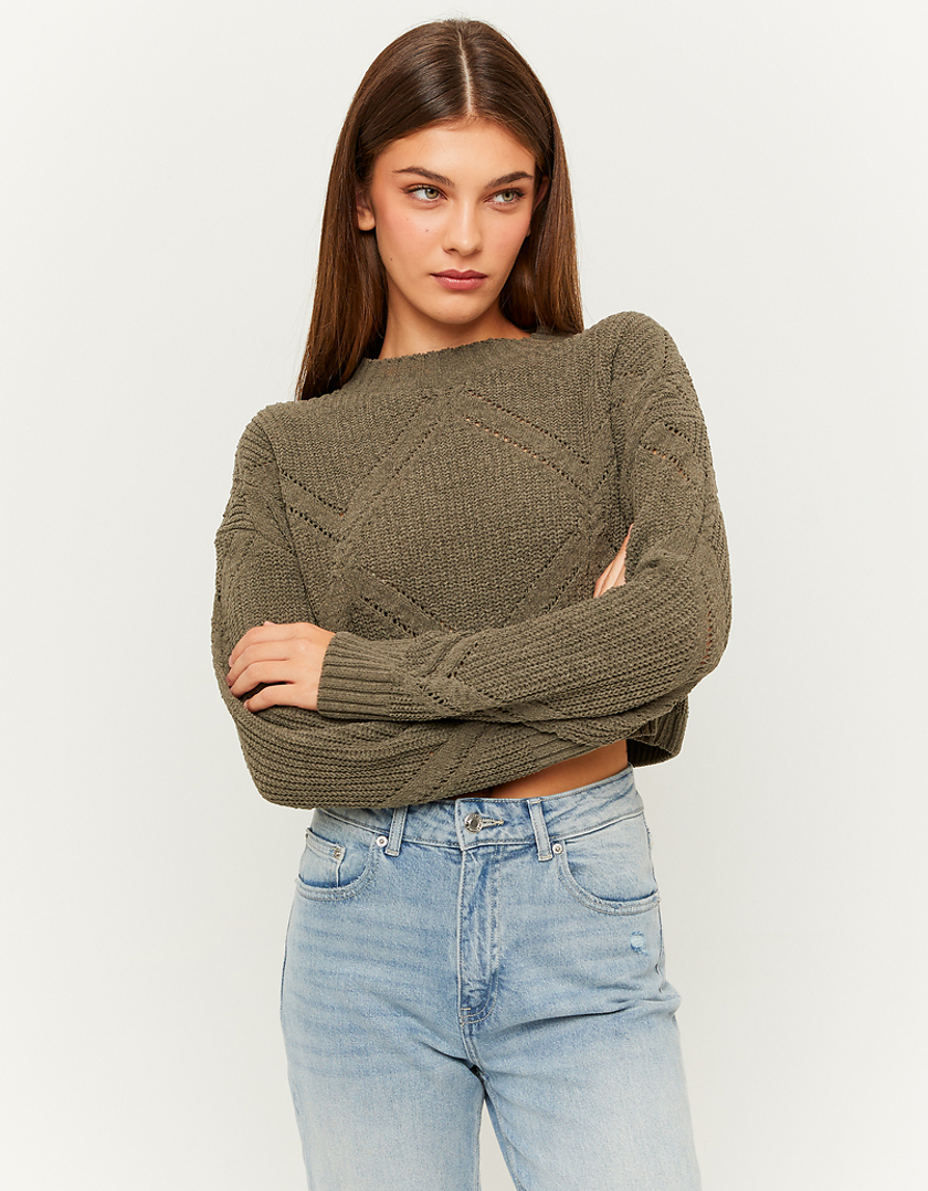 TALLY WEiJL, Cropped Knit Jumper for Women