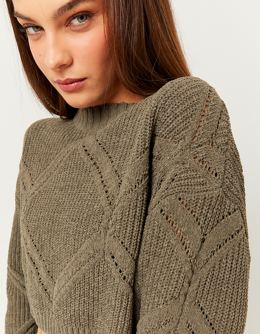 TALLY WEiJL, Cropped Knit Jumper for Women