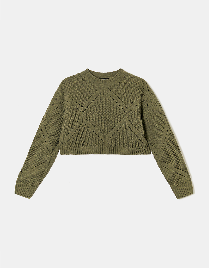 TALLY WEiJL, Cropped Knit Jumper for Women