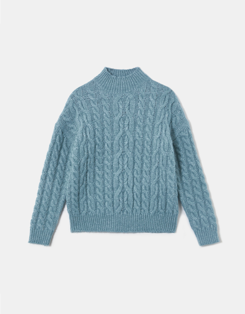 TALLY WEiJL, Blue Cable knit  Jumper for Women