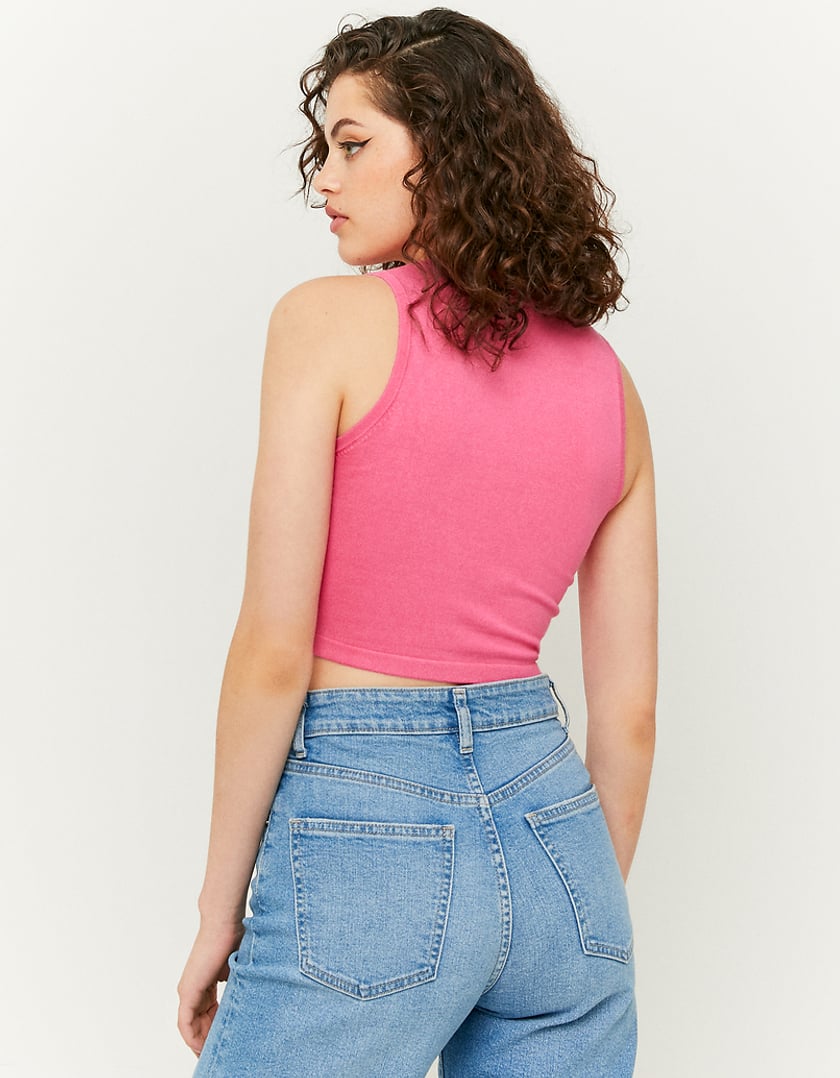 TALLY WEiJL, Crop top z wycięciem z dzianiny for Women