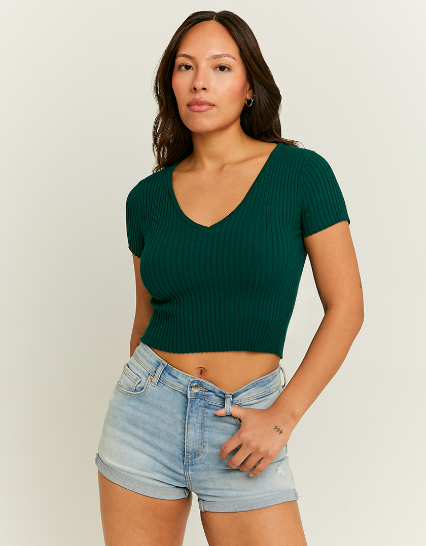 TALLY WEiJL, Top Corto in Maglia for Women