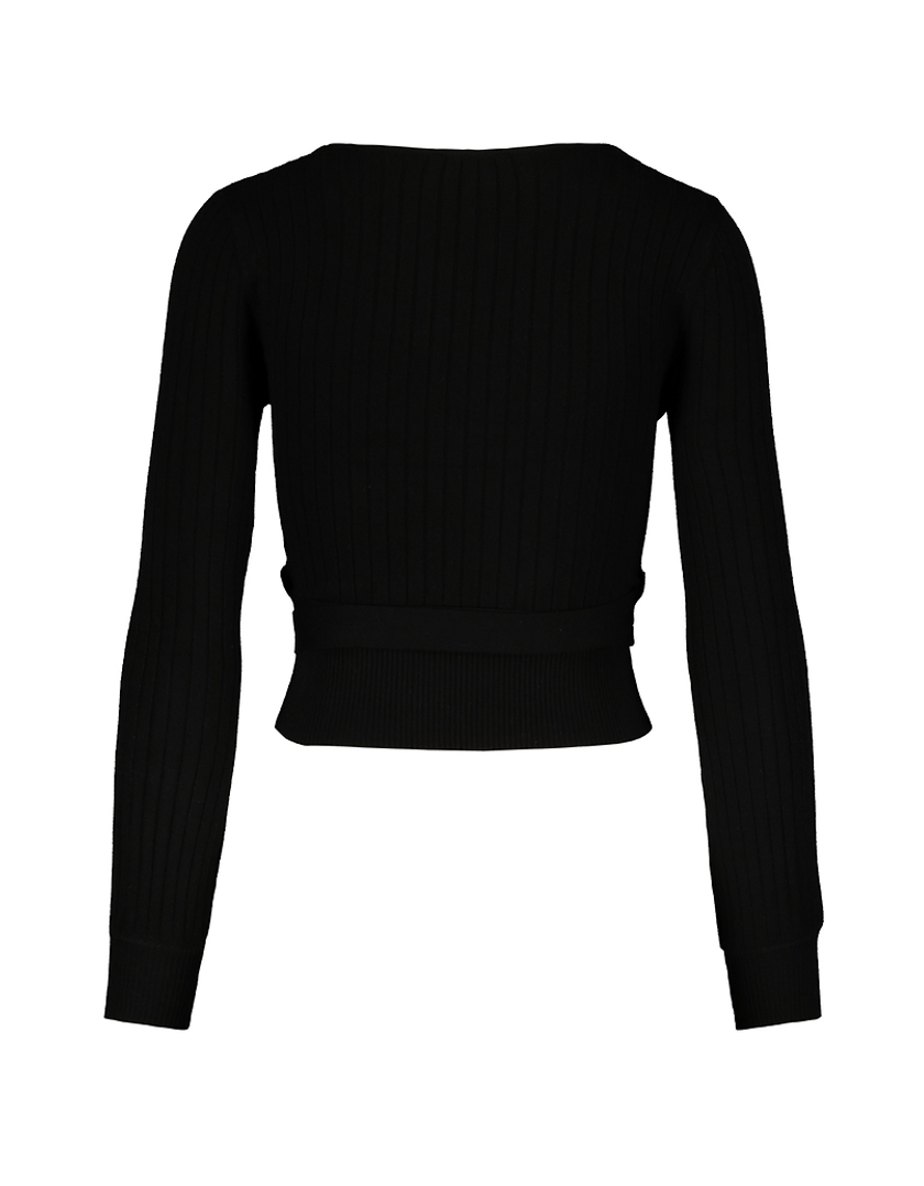 TALLY WEiJL, V Neck Black Jumper for Women