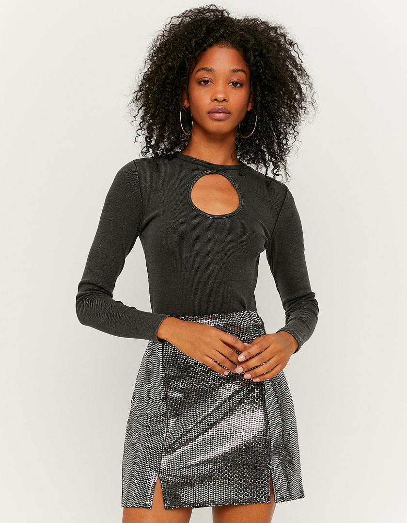 TALLY WEiJL, Sequins Mini Skirt for Women