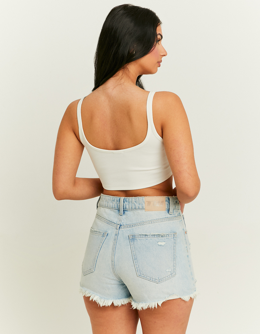 TALLY WEiJL, Gelbes Cropped Bedrucktes Tank Top for Women