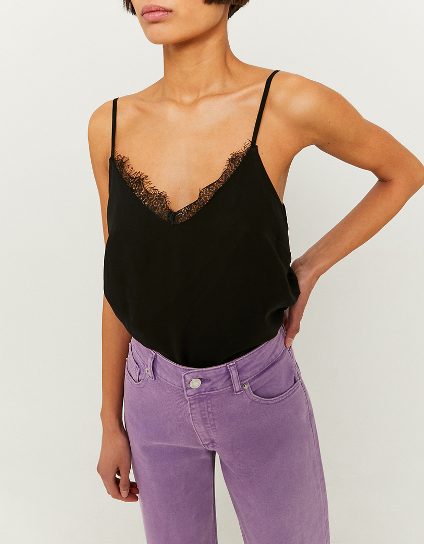 TALLY WEiJL, Black Lace Top for Women