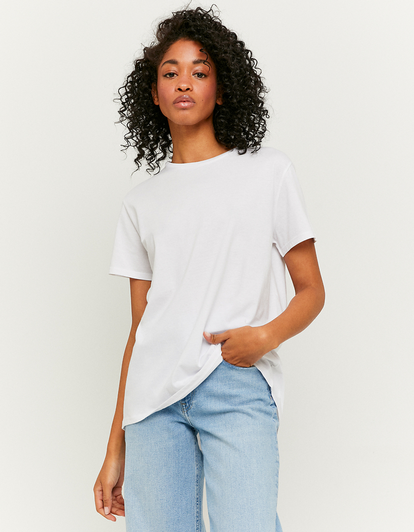 White Loose T Shirt TALLY WEiJL Netherlands