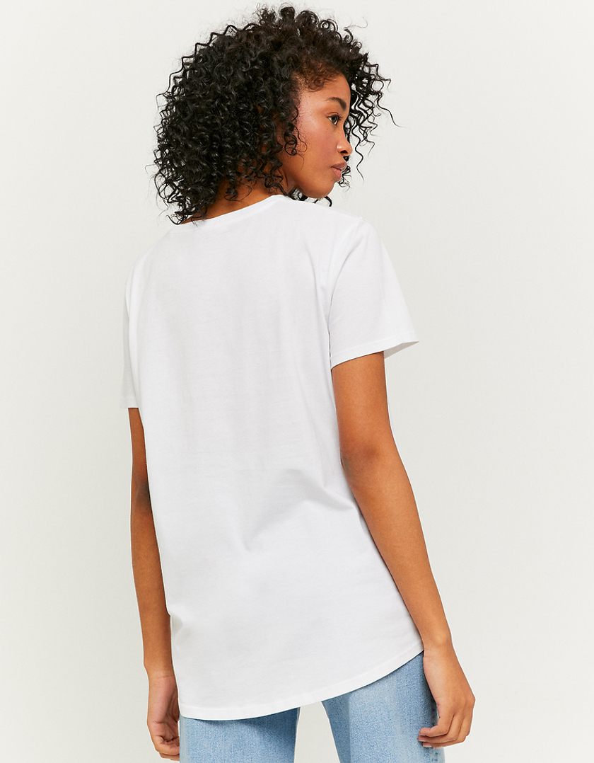 TALLY WEiJL, White Loose T-Shirt for Women