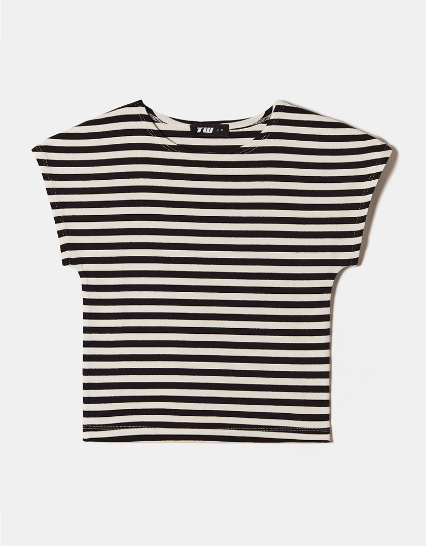 TALLY WEiJL, Striped Fitted Basic T-shirt for Women