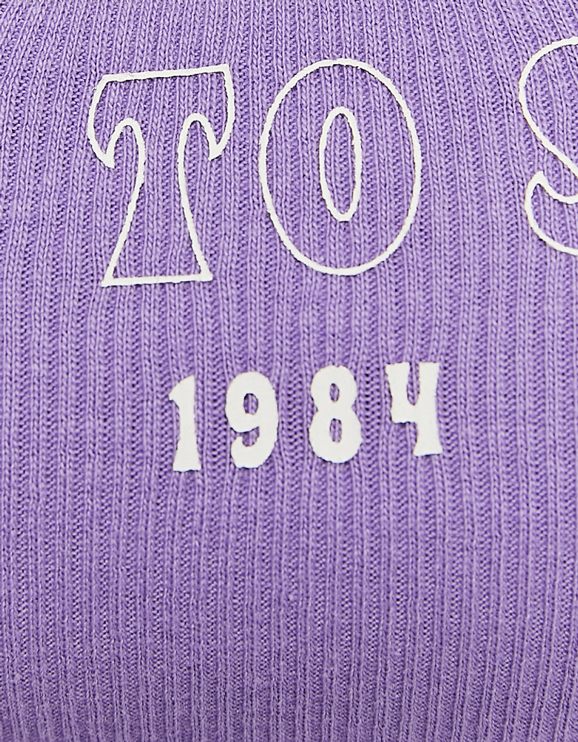 TALLY WEiJL, Purple Printed T-shirt for Women