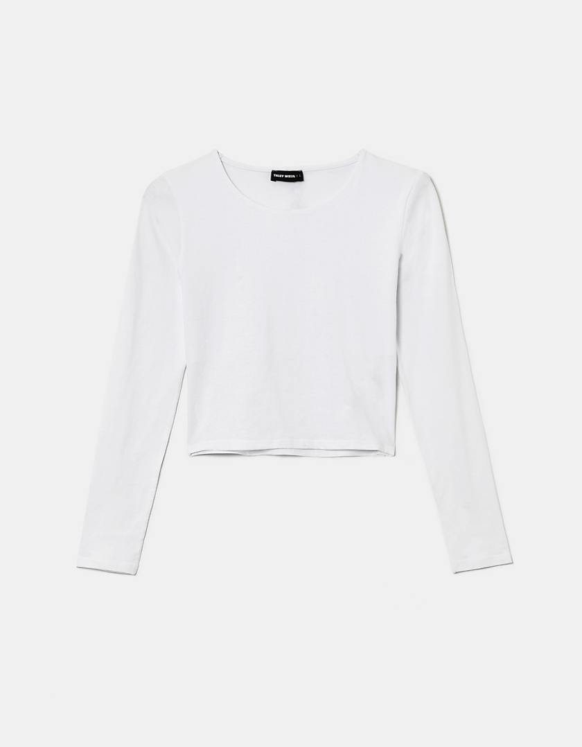 TALLY WEiJL, Weißes Basic Top for Women