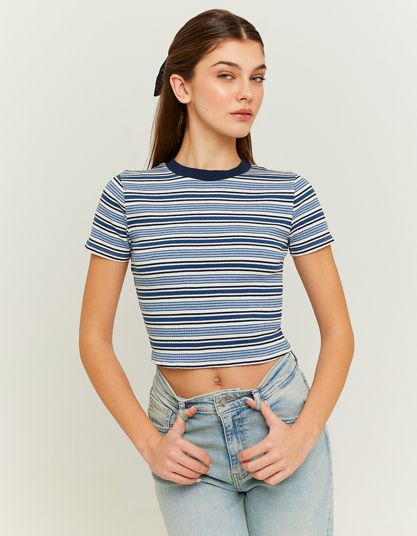 TALLY WEiJL, T-shirt Corta a Righe for Women