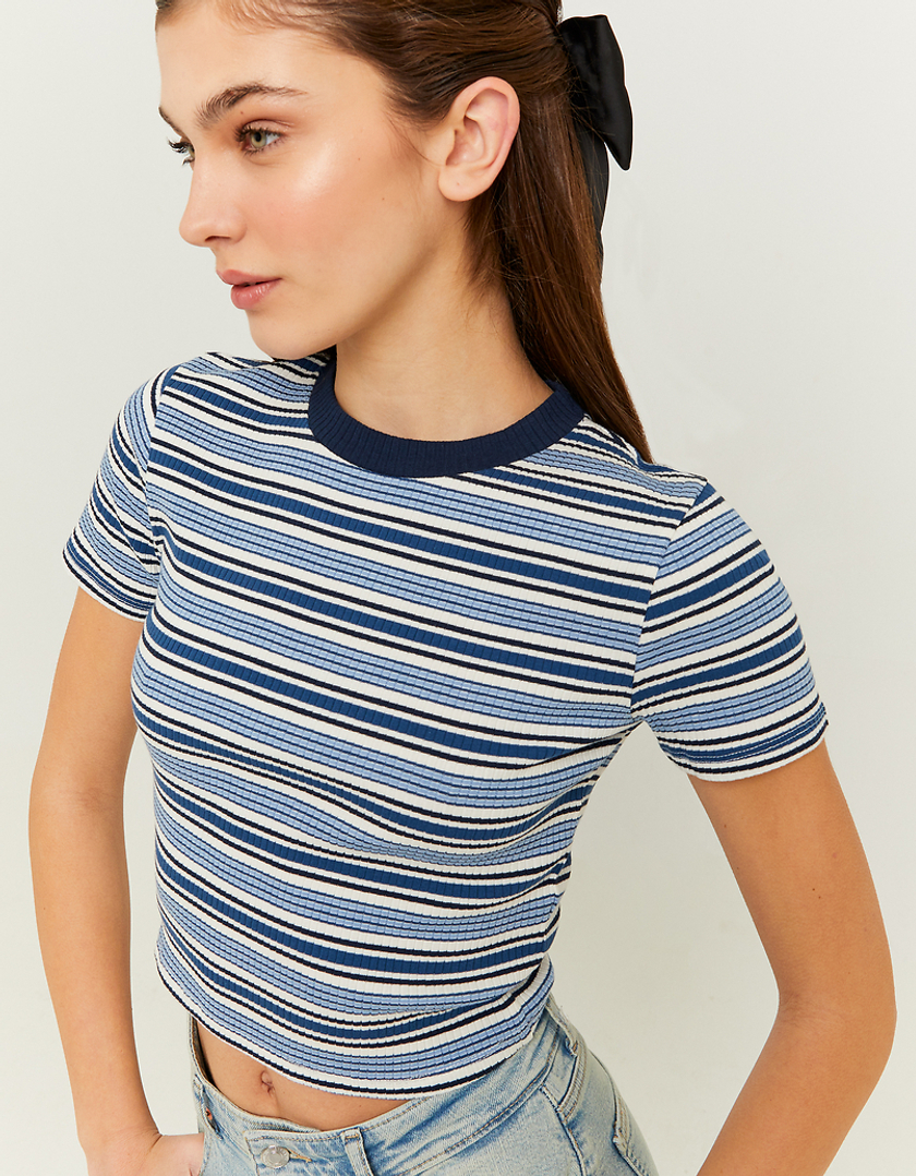 TALLY WEiJL, T-shirt Corta a Righe for Women