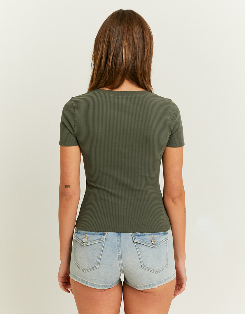 TALLY WEiJL, Basic T-Shirt im Regular Fit for Women