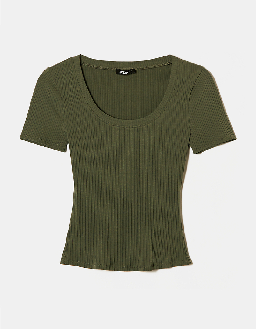 TALLY WEiJL, Basic T-Shirt im Regular Fit for Women