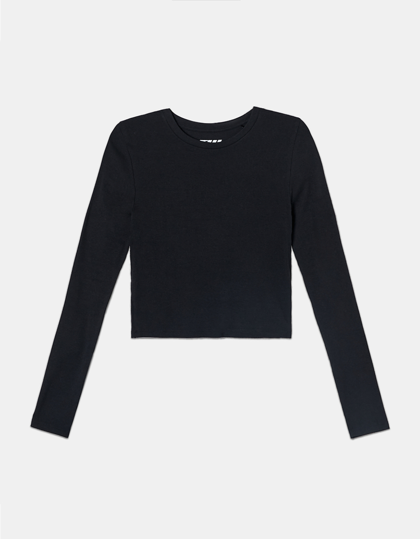 TALLY WEiJL, Black Long Sleeves T-Shirt for Women