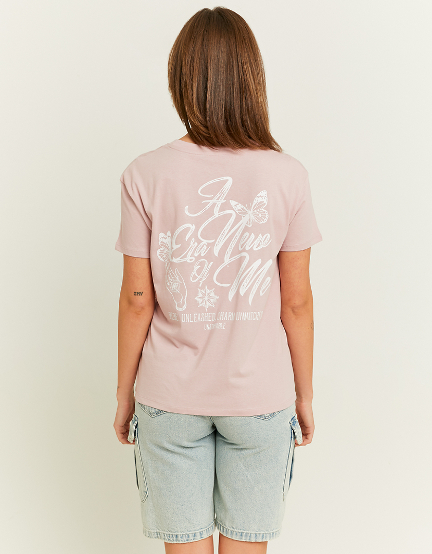 TALLY WEiJL, T-Shirt Rose Imprimé for Women