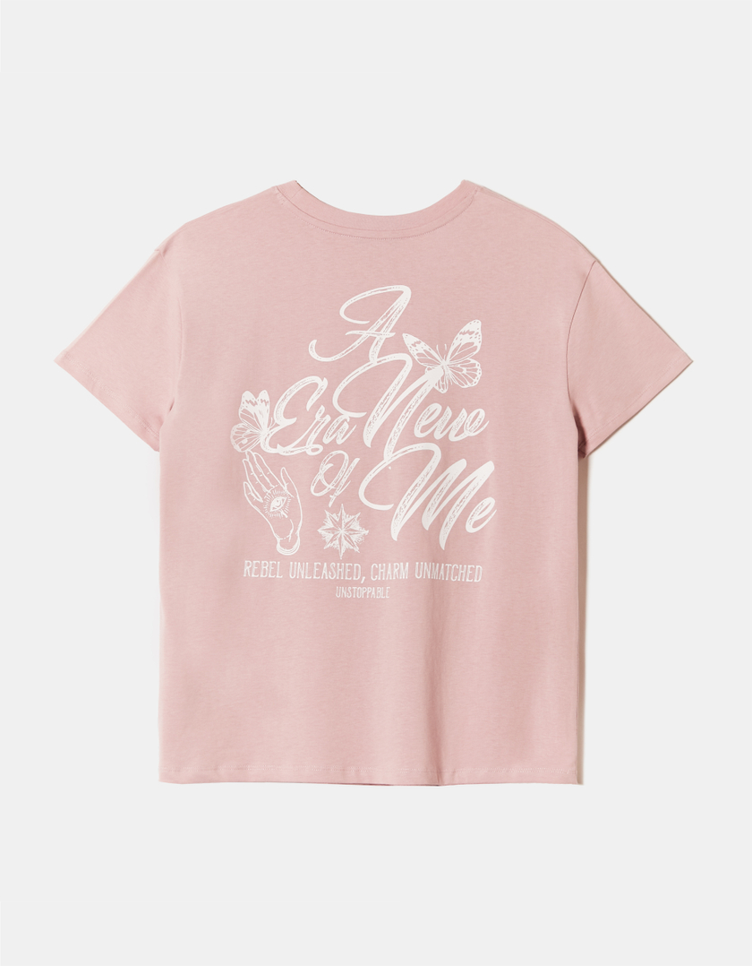 TALLY WEiJL, Pinkes bedrucktes T-Shirt for Women