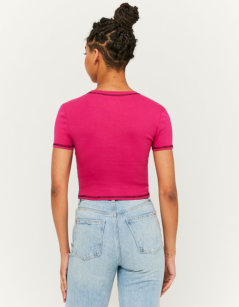 TALLY WEiJL, T-shirt With Contrast Stitching for Women