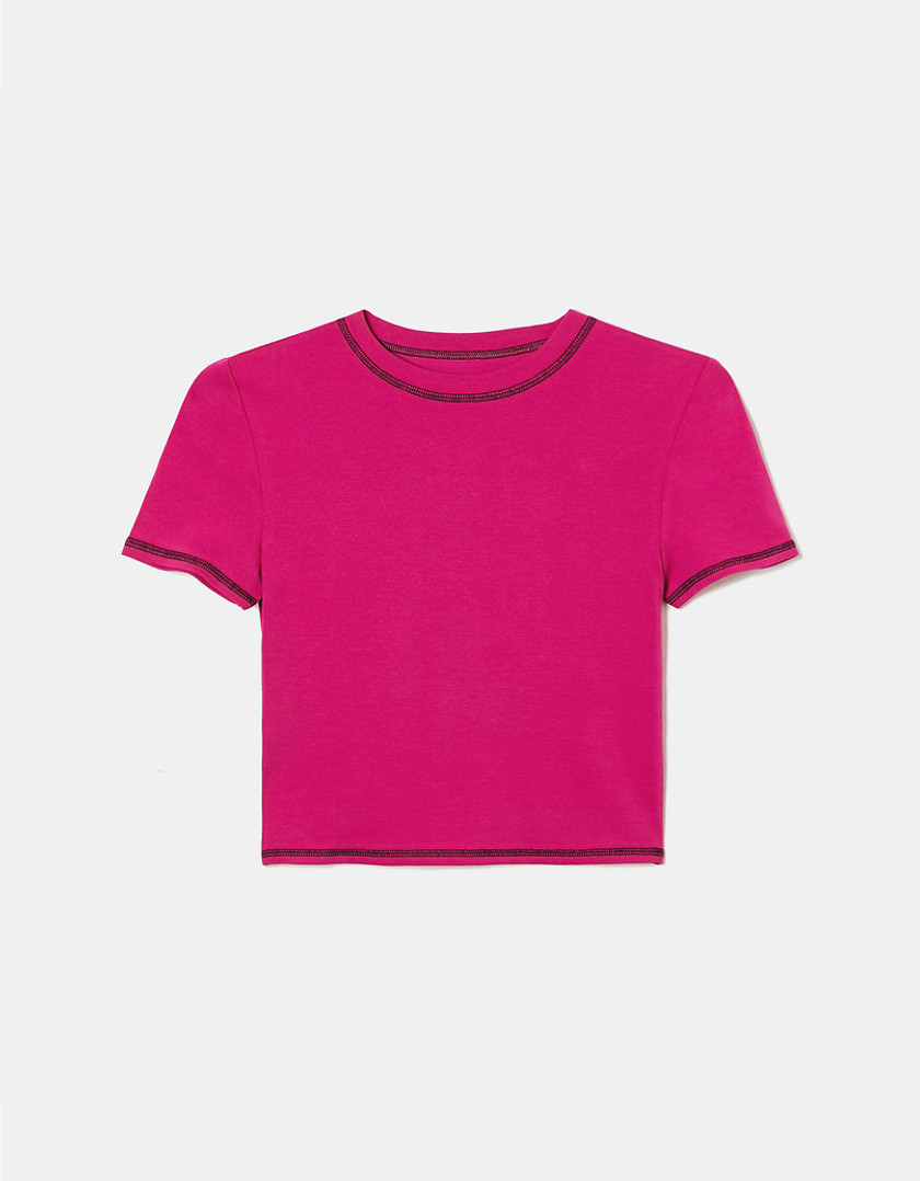 TALLY WEiJL, T-shirt With Contrast Stitching for Women