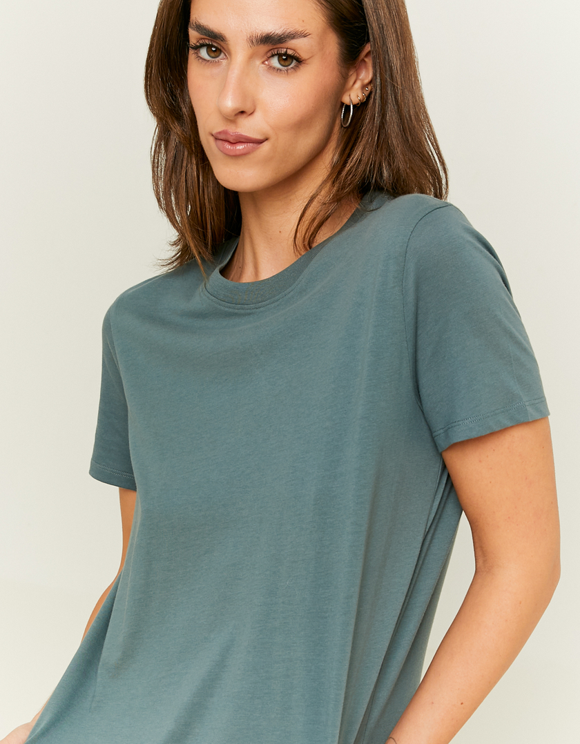 TALLY WEiJL, Blaues Basic-T-Shirt for Women