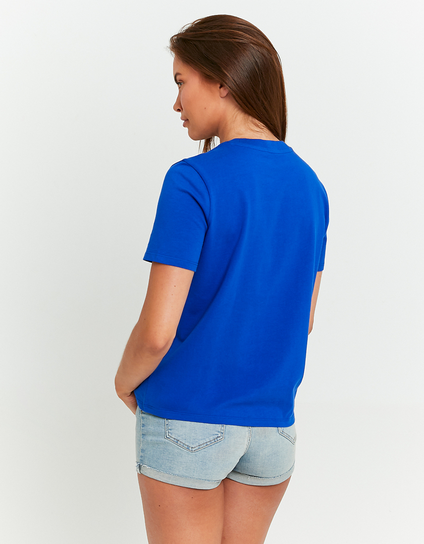 TALLY WEiJL, Blue Printed Regular T-shirt for Women