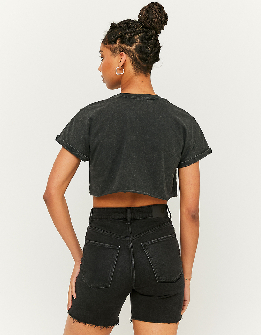 TALLY WEiJL, Cropped Printed T-shirt for Women