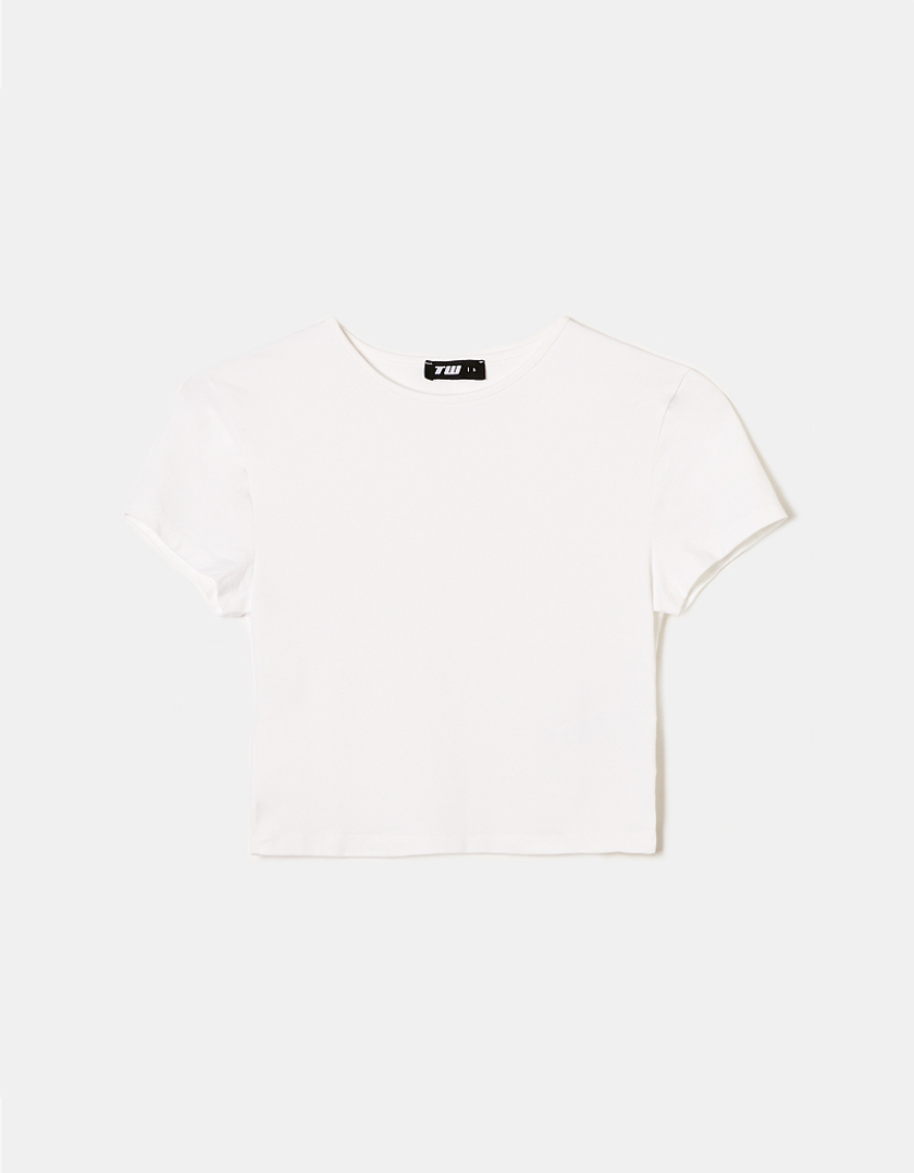 TALLY WEiJL, Basic Cropped T-Shirt for Women