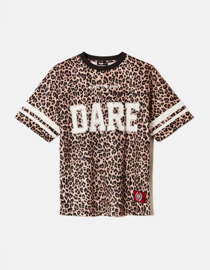 TALLY WEiJL, Football T-shirts Stampa Animalier Leo for Women