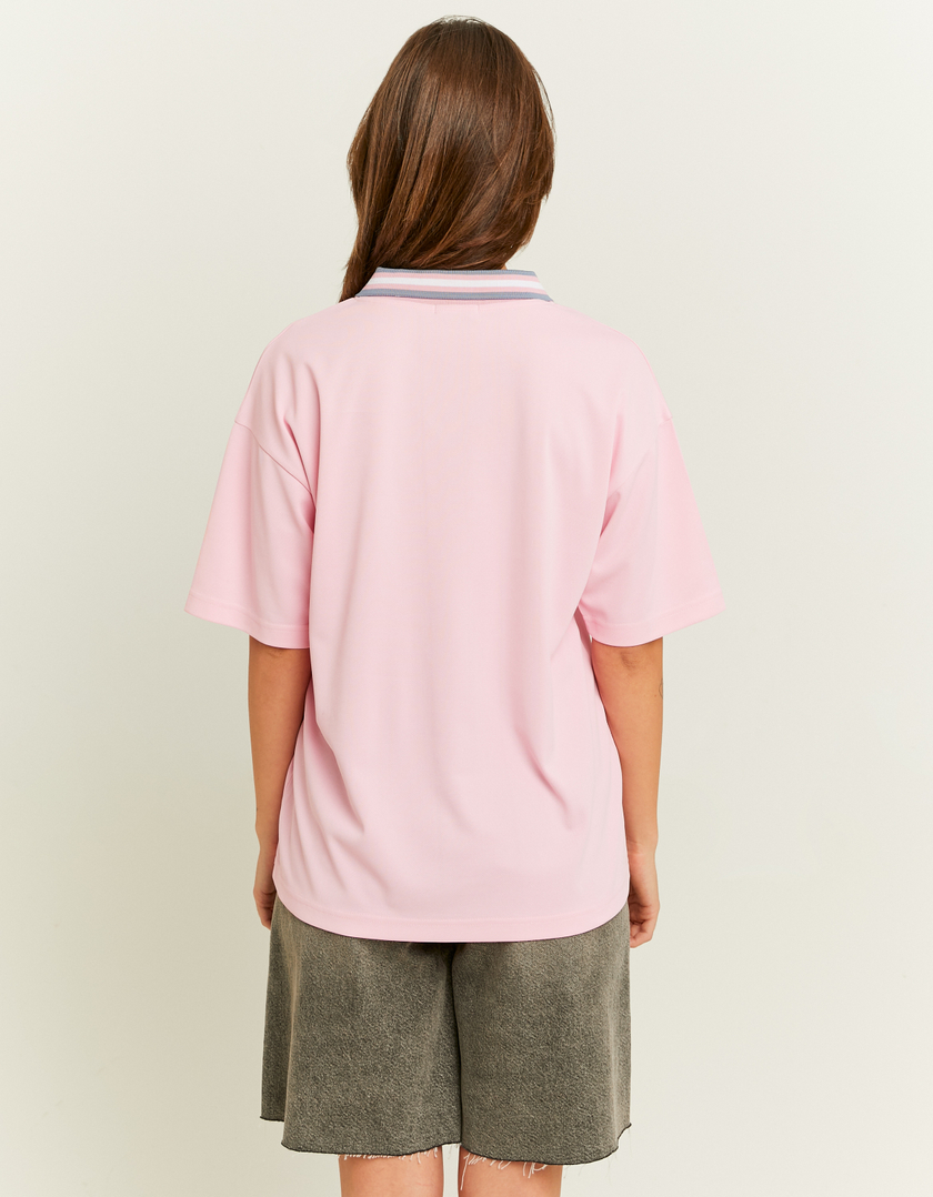 TALLY WEiJL, Football T-shirt Rosa for Women