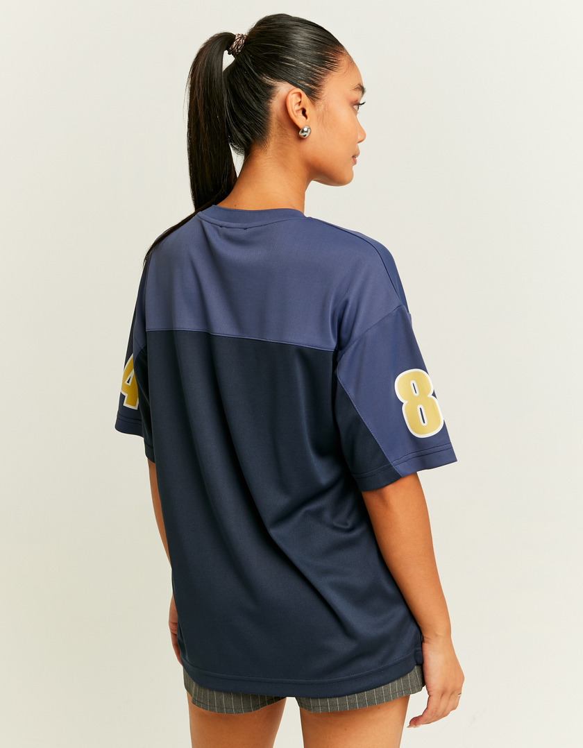 TALLY WEiJL, Football T-shirts Blu for Women