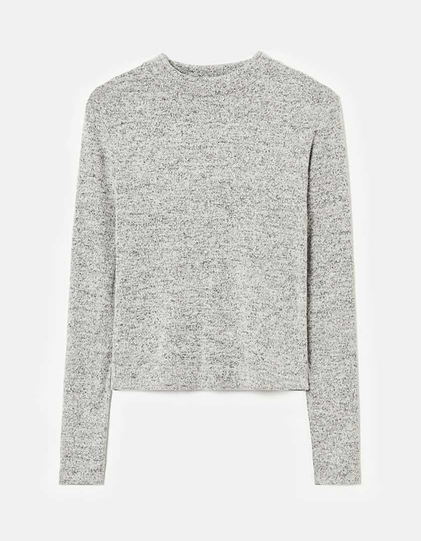 TALLY WEiJL, Grey Long Sleeves Top for Women