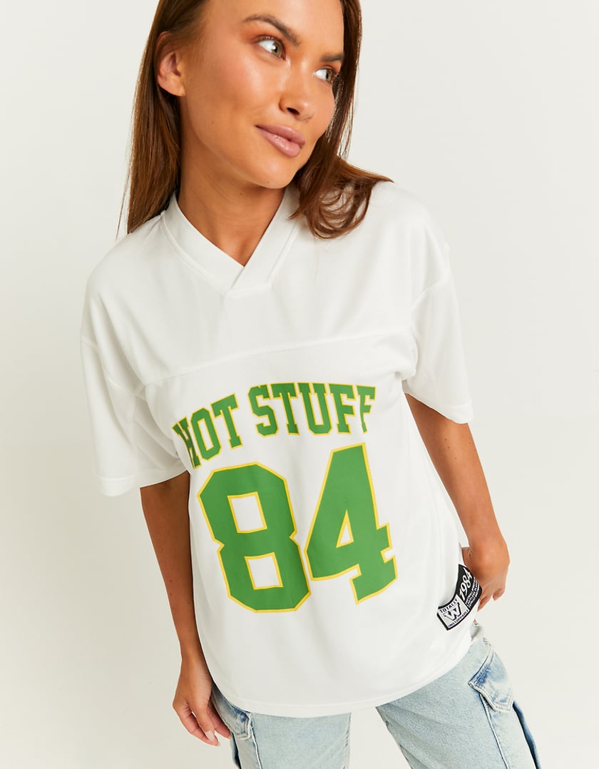 TALLY WEiJL, Oversized Football T-Shirt for Women